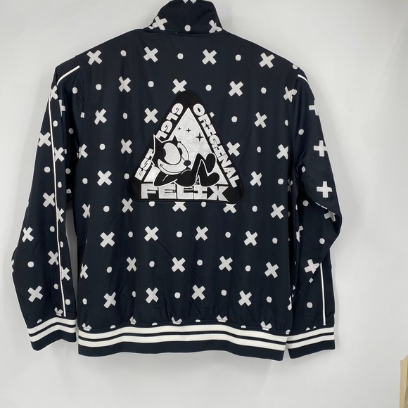 Felix the Cat Universal Studios Original Black Track Jacket 2XL Cartoon - Picture 1 of 11